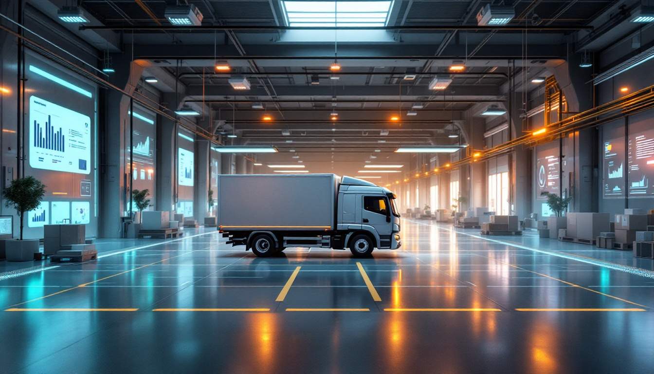 Using AI-automated vehicles for supply chain optimization and cost savings.